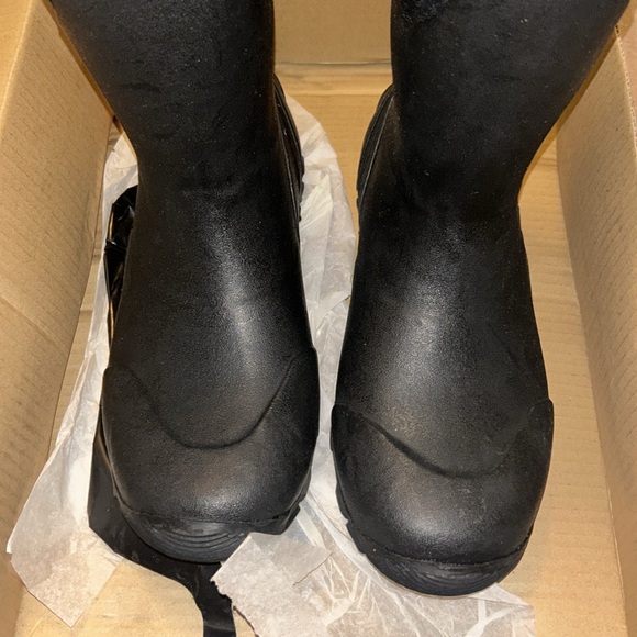 NWT Irish Setter Neoprene Waterproof 4859 Taskmaster Black Boots Women Size 8.5 - Picture 5 of 9